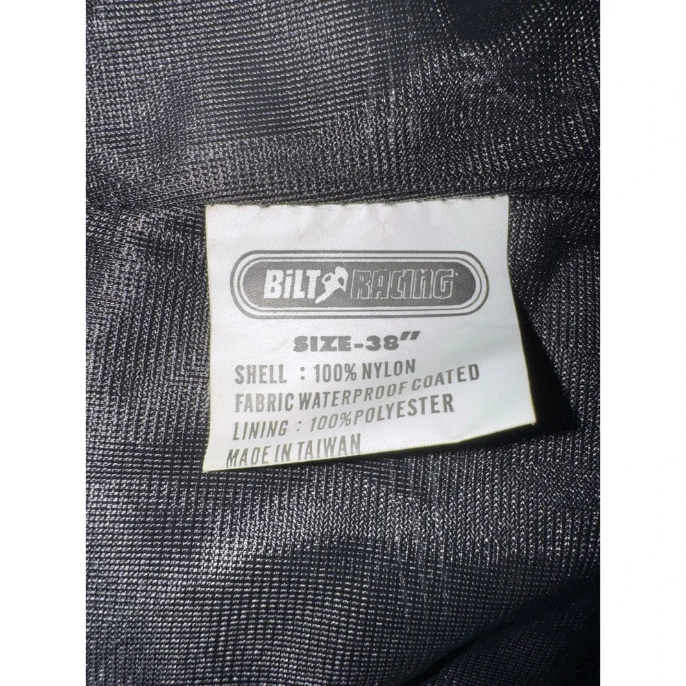 Bilt Racing Men Red Black White Motocross Riding Pants Size 38 Waterproof Coated